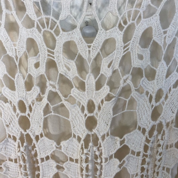 Poetry Cream White Lace Maxi Dress - Picture 7 of 10